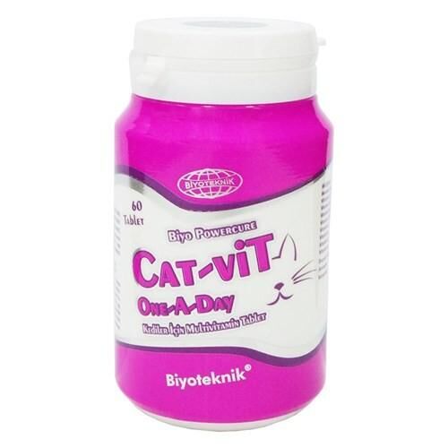 Biyoteknik Catvit One A Day Kediler İçin Multivitamin Tablet 60 Adet