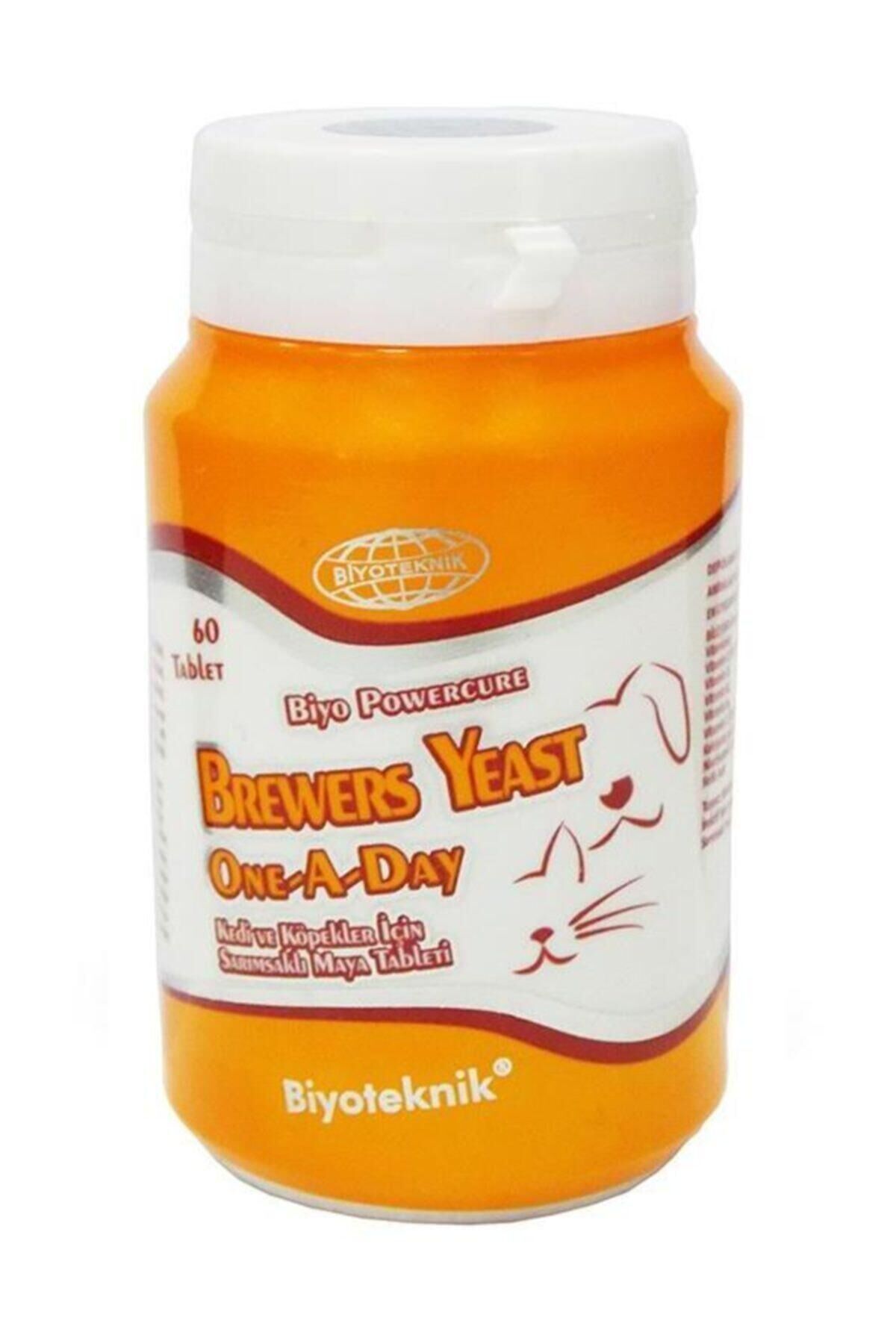 Biyoteknik Brewers Yeast One A Day Kedi ve Köpekler İçin Sarımsaklı Maya 60 Tablet
