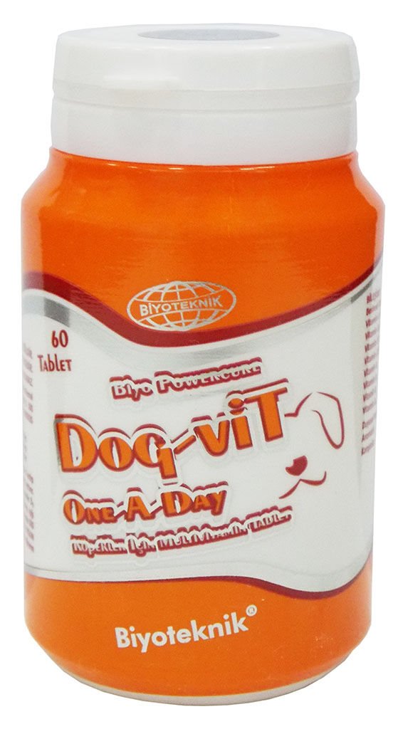 Biyoteknik Dog-Vit One A Day  Köpek Vitamini 60 Tablet