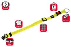 Karlie Kilitli Boyun Tasma M 40-55 Cm Sari