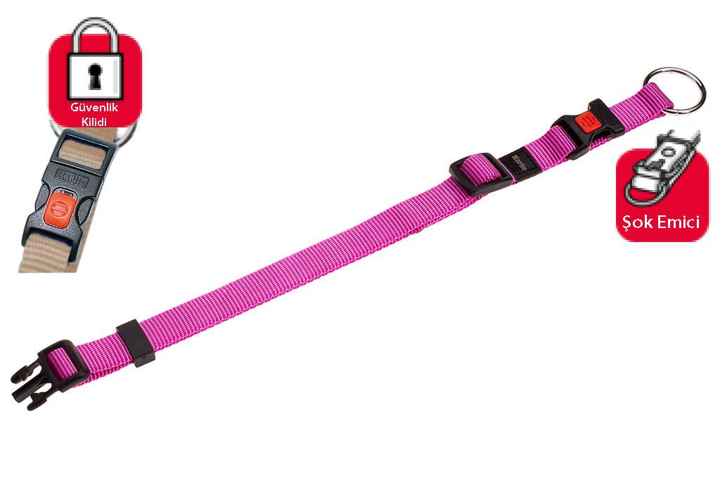 Karlie Kilitli Boyun Tasma Xs 20-35Cm Pembe