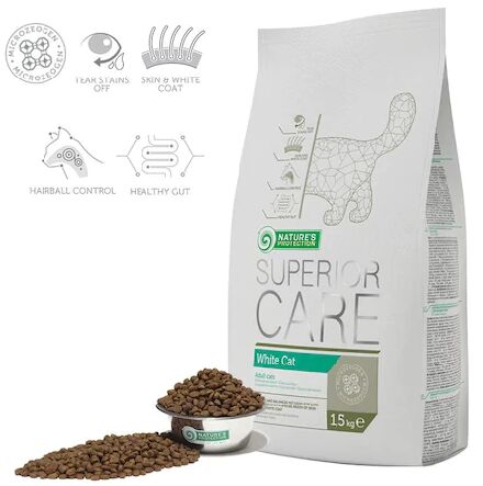 Natures Protection White Cat Beyaz Tüylü Kedi Maması 1.5 Kg