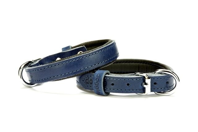 Doggie Comfort Deri Köpek Boyun Tasması 1,5x 20-25 cm Mavi