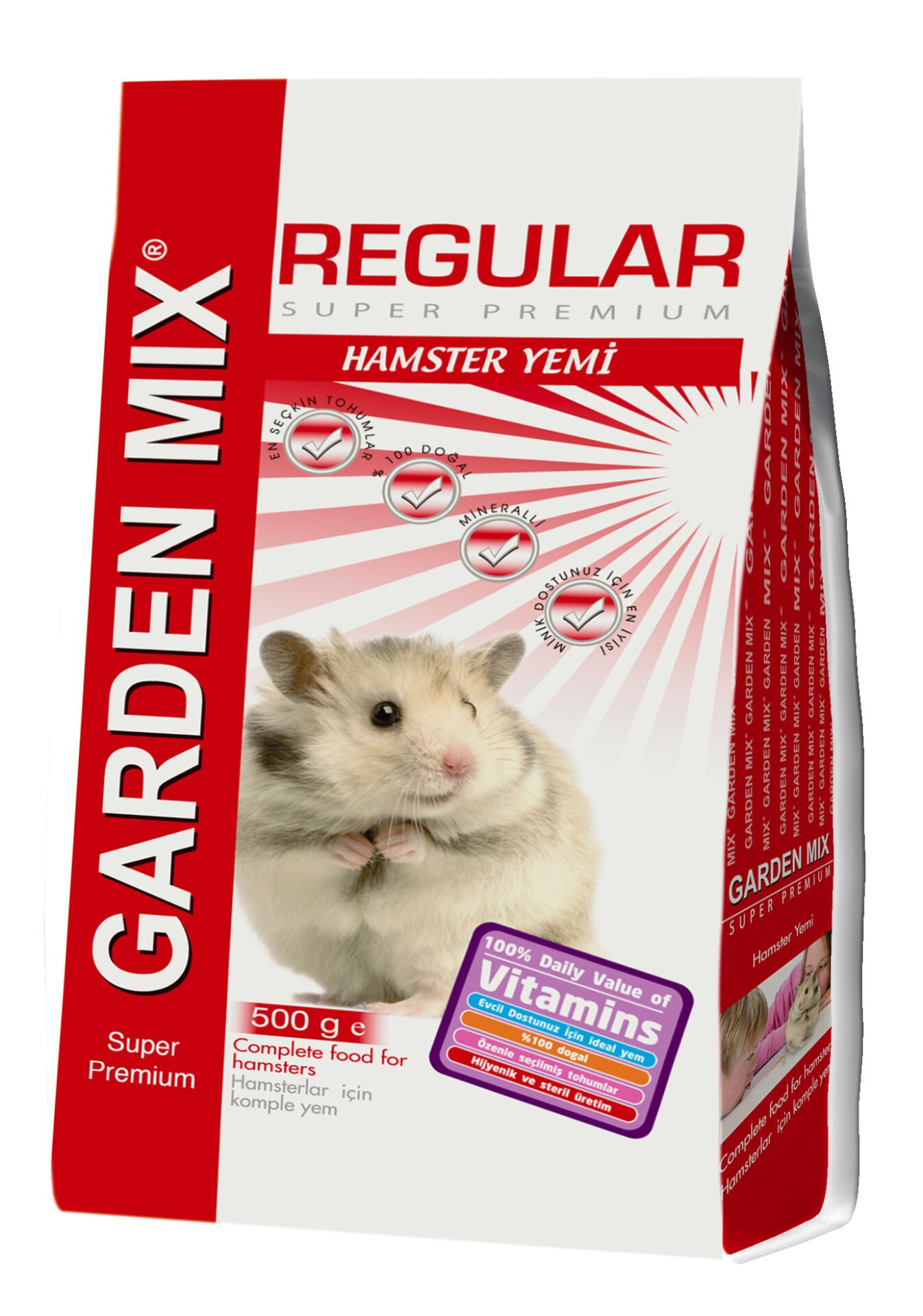 Gardenmix Hamster Yemi 500 gr ( 5 ADET )