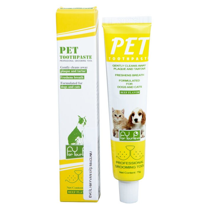 Biftek Aromalı Kedi Köpek Diş Macunu 75 gr