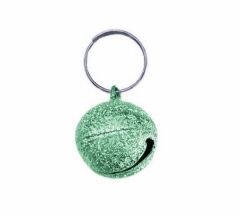 Doggie Kedi Köpek Tasma Çanı Yeşil Tekli 1,6*1,6 cm