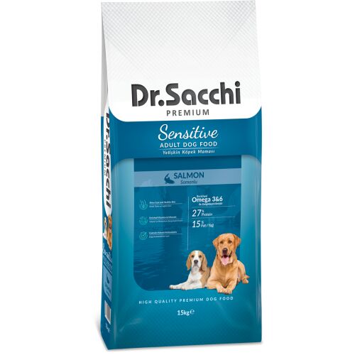 Dr.Sacchi Premium Sensitive Salmon Yetişkin Köpek Maması 15kg