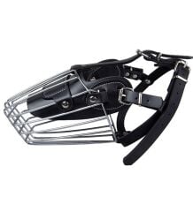 Malineus Metal Köpek Ağızlığı 33 cm Siyah