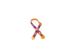 Doggie Ayarlanabilir Gülücük Kedi Boyun Tasması 1 cm x 30 cm Turuncu