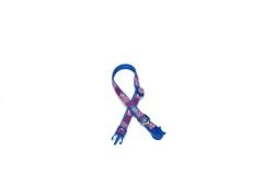 Doggie Ayarlanabilir Gülücük Kedi Boyun Tasması 1 cm x 30 cm Mavi