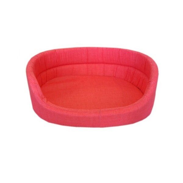 Kedi Köpek Yatağı Pembe Medium ø 55*36*15 cm