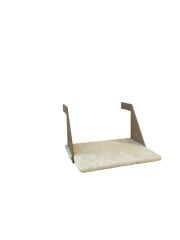 Ahşap Kalorifer Peteği Kedi Radyatör Yatağı 30 cm x 43 cm Beyaz (15 kg)