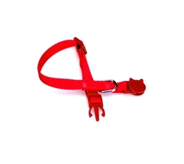 Doggie Kedi Boyun Tasması 1 cm x 30 cm Kırmızı