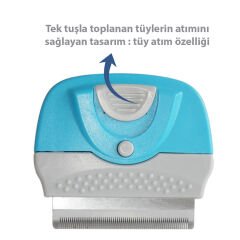 Eastland Tüy Alıcı İnceltici Kısaltıcı Tarak 5 cm / 16 cm