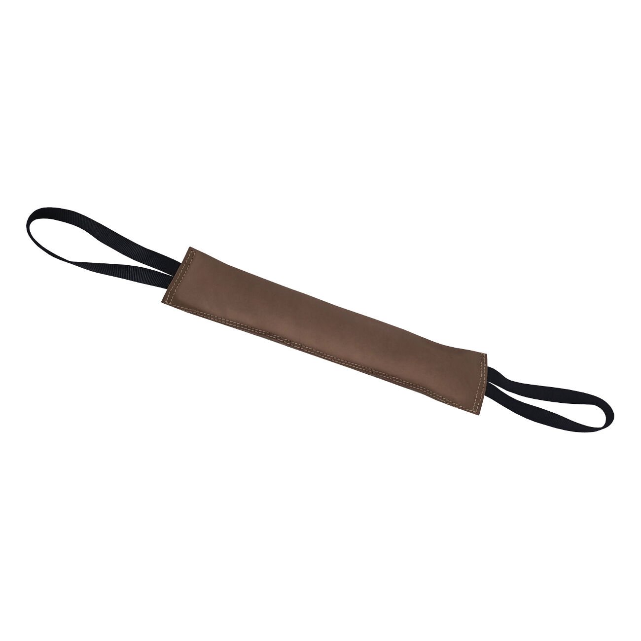 Doggie Tutmalı Deri Köpek Isırma Eğitim Yastığı 8 cm-29 cm Taba X Large
