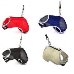 Doggie Havalı Ped Göğüs Tasma Seti Mavi 25*30 cm + 110 cm Outlet