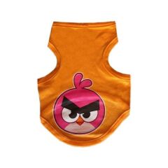 Kedi Köpek Kıyafeti Kuş Desenli 20*30 cm XSmall Turuncu