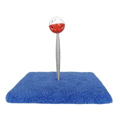 Yaylı Toplu Hacıyatmaz Kedi Aktivite Oyuncağı 16-20 cm Mavi
