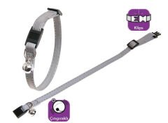 Karlie Reflektörlü Kedi Tasma Çing. 30Cm Gümüş