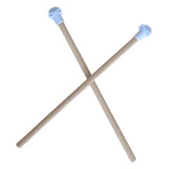 Markapet Doğal Ahşap Kuş Tüneği 1.2 cm-25 cm Standart  Mavi (2 Adet)