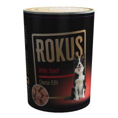 Rokus Dana Et Parçalı Konserve Köpek Maması 410 Gr