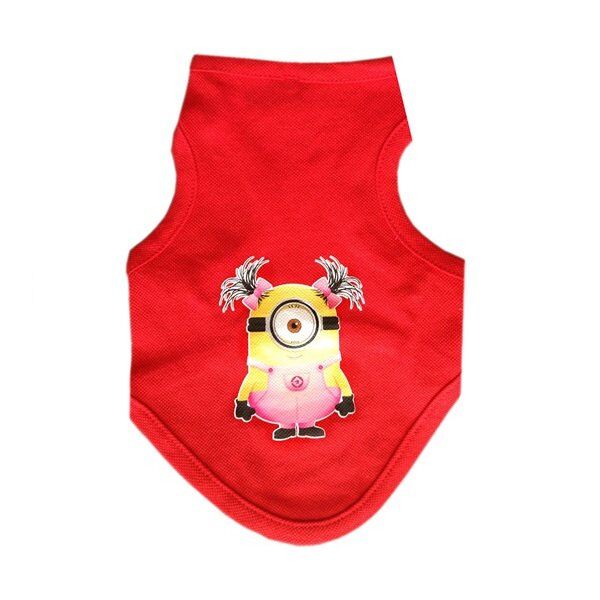 Kedi Köpek Kıyafeti Minion Desenli 16-21 cm XXXSmall