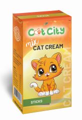 Cat City Malt Exstratlı Krema Kedi Ödülü Tekli Sticks 15 Gr