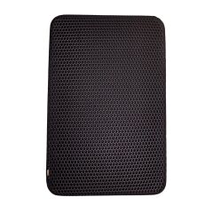 Cattie Kum Toplayıcı Fonksiyonel Kedi Paspası Altıgen 37-50 cm Siyah