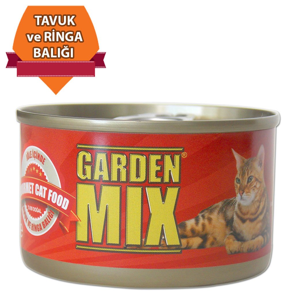 Garden Mix Jöle İçinde Tavuk ve Ringa Balığı 85 gr