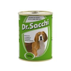 Dr. Sacchi Kuzu Etli Köpek Konservesi 400 gr