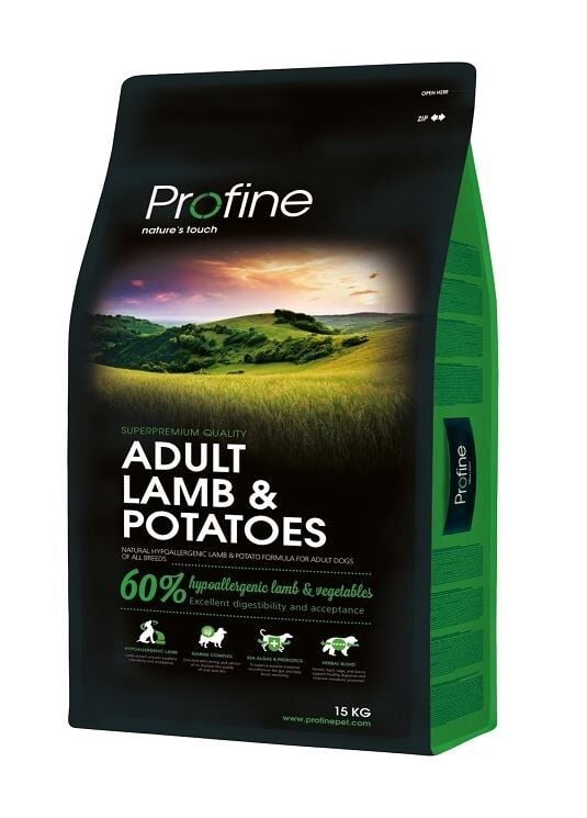 Profine Adult Lamb Kuzulu Patatesli Hipoalerjenik Köpek Maması 15kg
