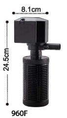 Dophin 960F Akvaryum İç Filtre 900 L/H