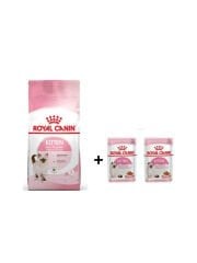 Royal canin kitten 2 kg + 2 adet konserve yaş mama hediyeli