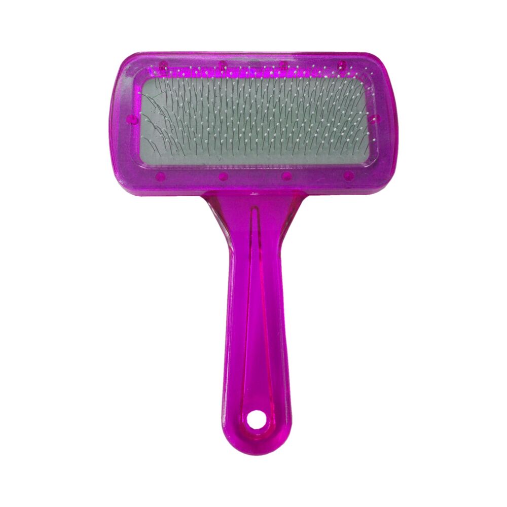Markapet Kedi Köpek Tarağı Şeffaf 9*14 cm Pembe