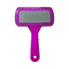 Markapet Kedi Köpek Tarağı Şeffaf 9*14 cm Pembe