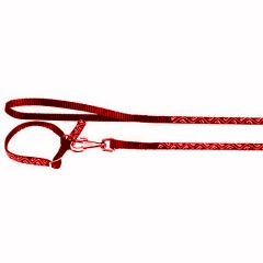 Ferplast Köpek Boyun Tasması + Gezdirme Kayışı 110 cm Kırmızı