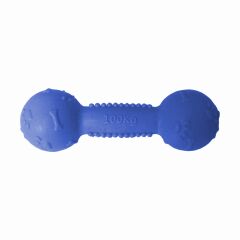 Plastik Köpek Oyuncak Dumbel Yumuşak Dolgu 3,5x11 cm Mavi