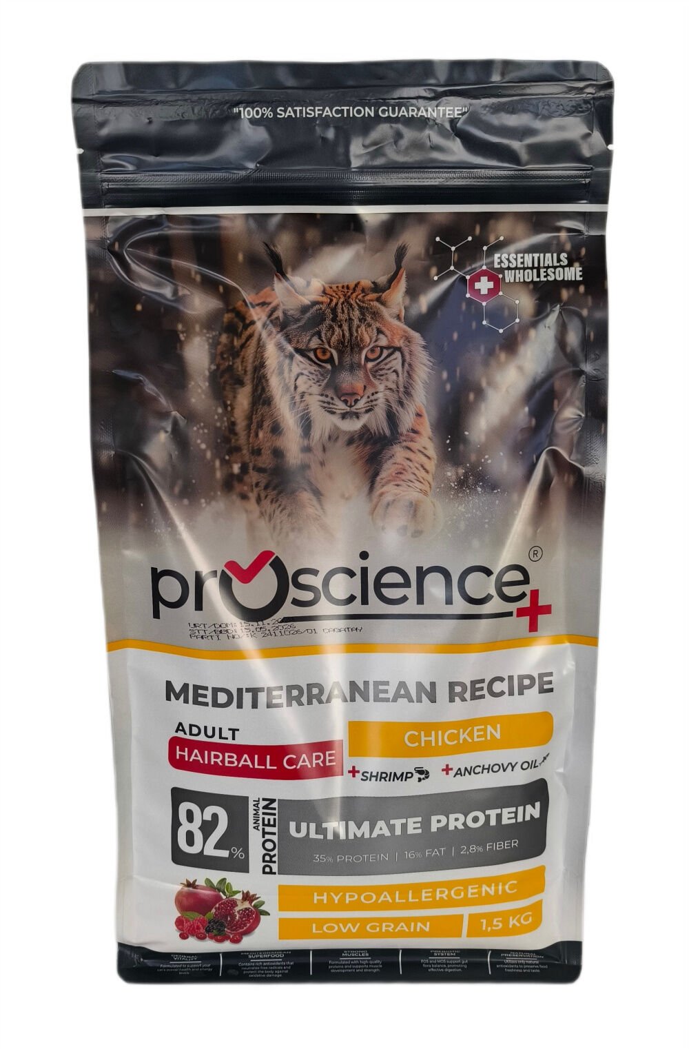 Pro Science Yetişkin Tavuk Etli Kedi Maması 1,5 kg