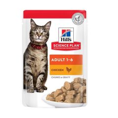 Hills Gravy Soslu Tavuklu Yaş Kedi Maması 85 gr