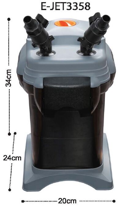 JET J3358 Akvaryum Dış Filtre 750 L/H