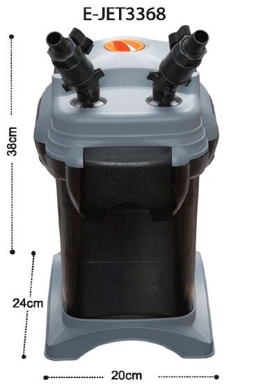 JET J3368 Akvaryum Dış Filtre 1650 L/H
