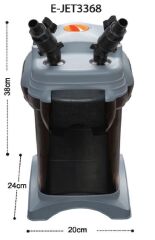JET J3368 Akvaryum Dış Filtre 1650 L/H