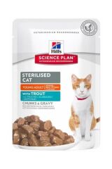 Hills Sterilised Kısırlaştırılmış Alabalıklı Kedi Konserve 85g