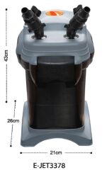 JET J3378 Akvaryum Dış Filtre 1850 L/H