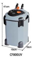 Dophin CF 800 Akvaryum UV Dış Filtre 850 L/S