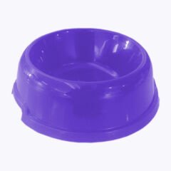Kedi Köpek Mama Su Kabı Pati Desenli 250 ml Mor