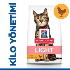Hill'S Science Plan Light Tavuklu Düşük Kalorili Kedi Maması 3 Kg