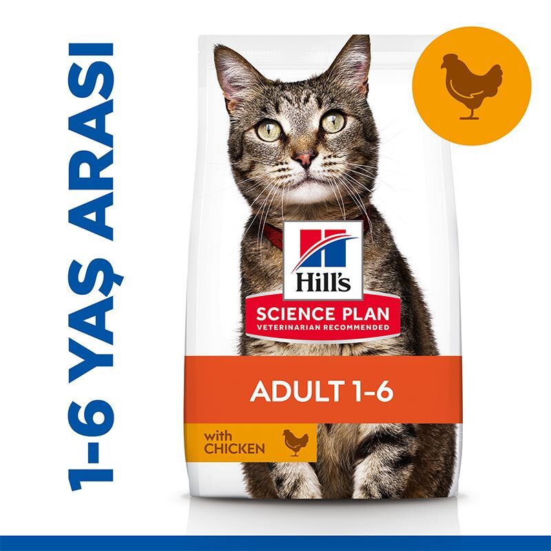 Hill's Science Plan Tavuklu Yetişkin Kedi Maması 3kg
