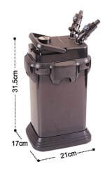 Dophin C500 Akvaryum Dış Filtre 500 L/H