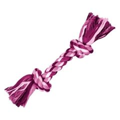 Köpek Düğümlü Halat Diş İpi 2 cm - 24 cm Pembe